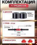 Гантели 2штуки по 24кг каждая, разборные