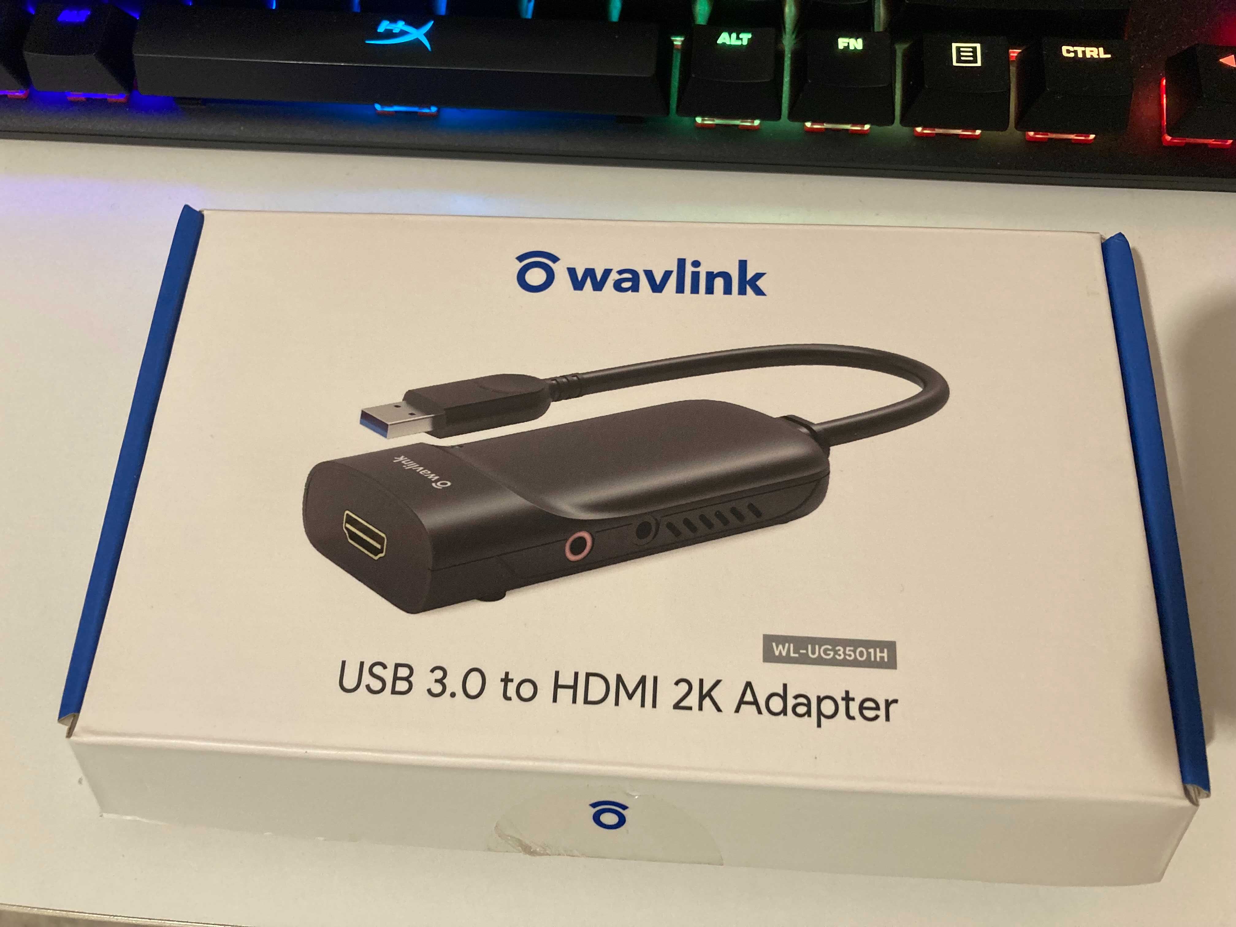 Внешняя USB видеокарта. USB 3.0 на HDMI 2K