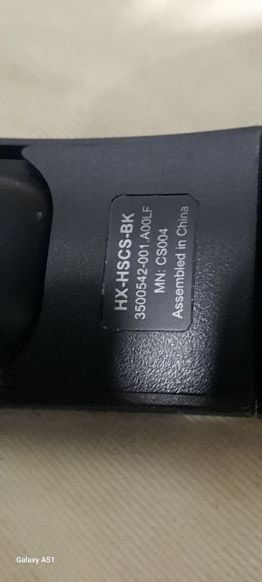 Наушники гарнитураHX HSCS BK MNCS 004