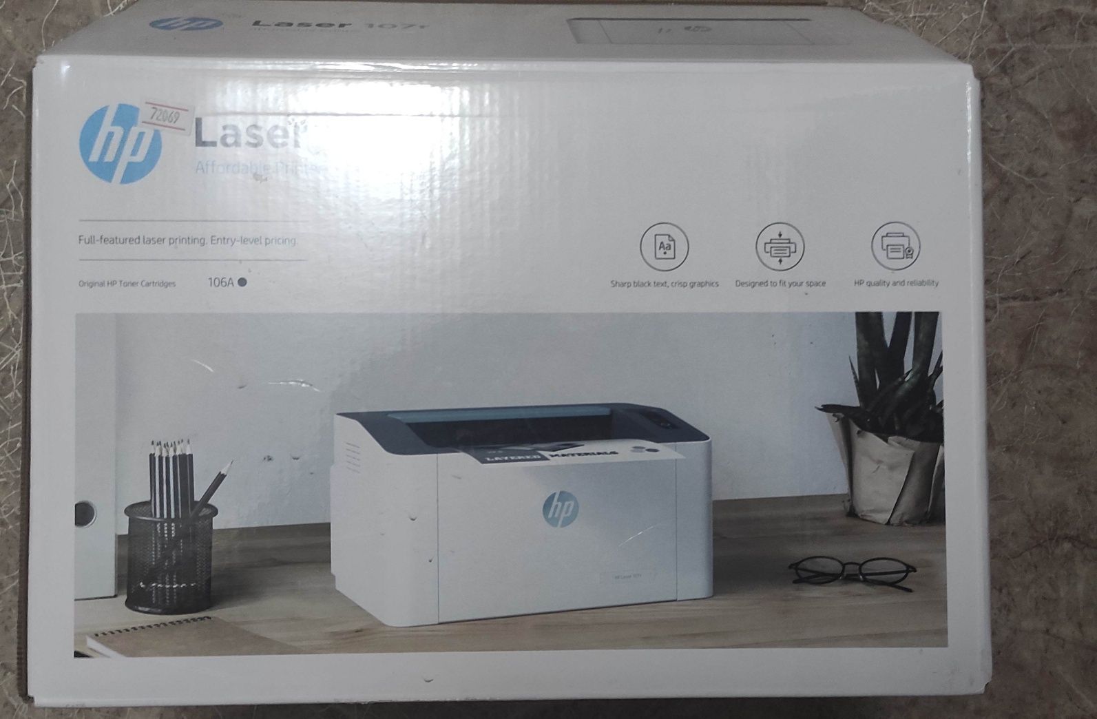 Офисный Принтер Hp 107r