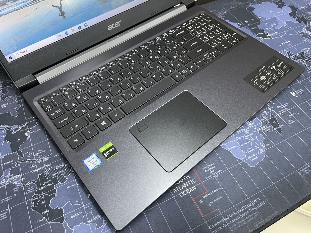 Ноутбук Acer Aspire 7 Intel Core i7-9750H|16Gb|SSD512Gb|GTX1650