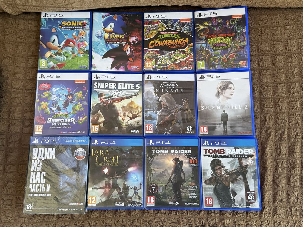 Диски игры пс 5 ps 4 игры диски для приставки Sony PlayStation 5