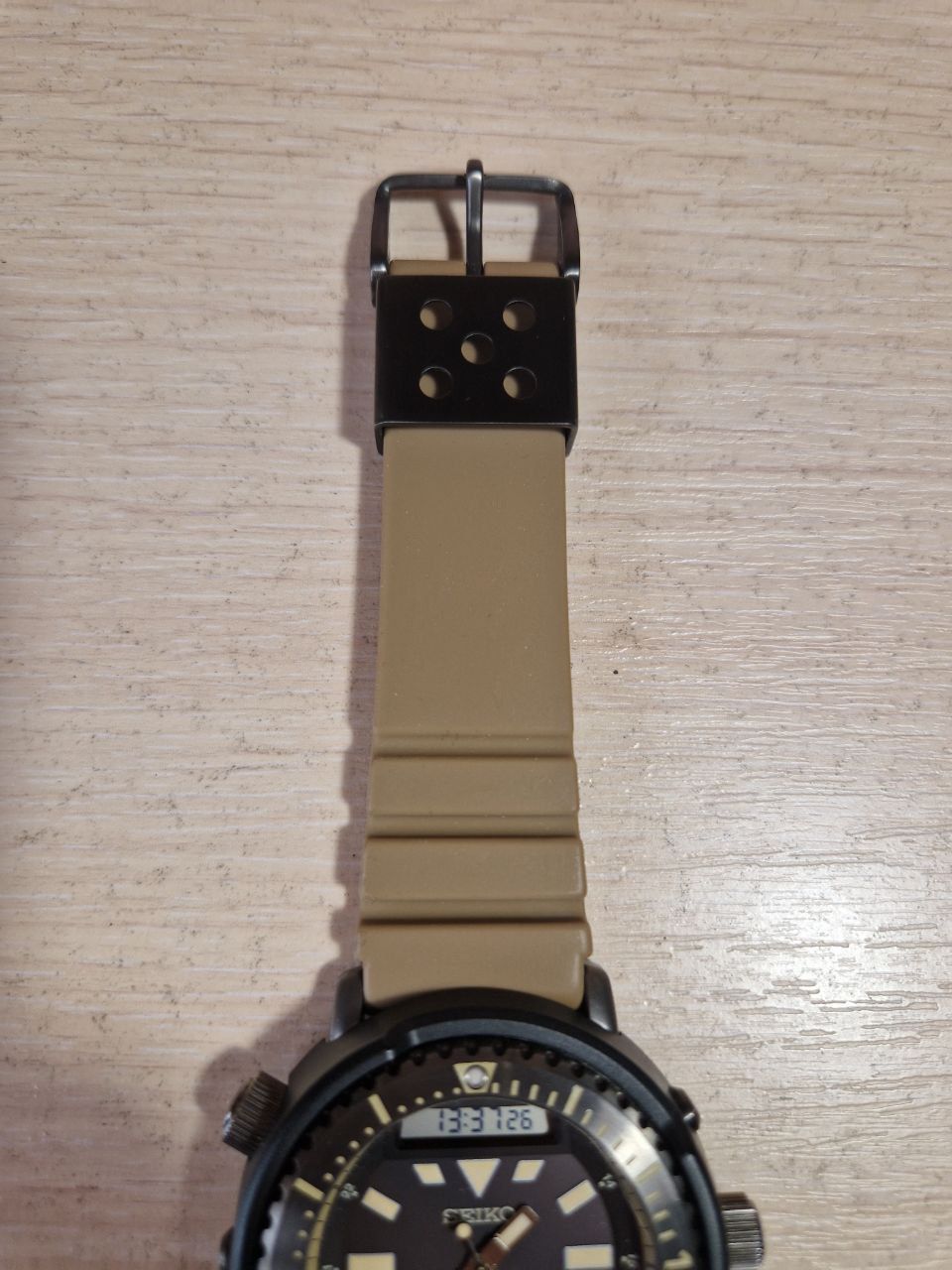 Seiko Arnie бежевые SNJ029P1