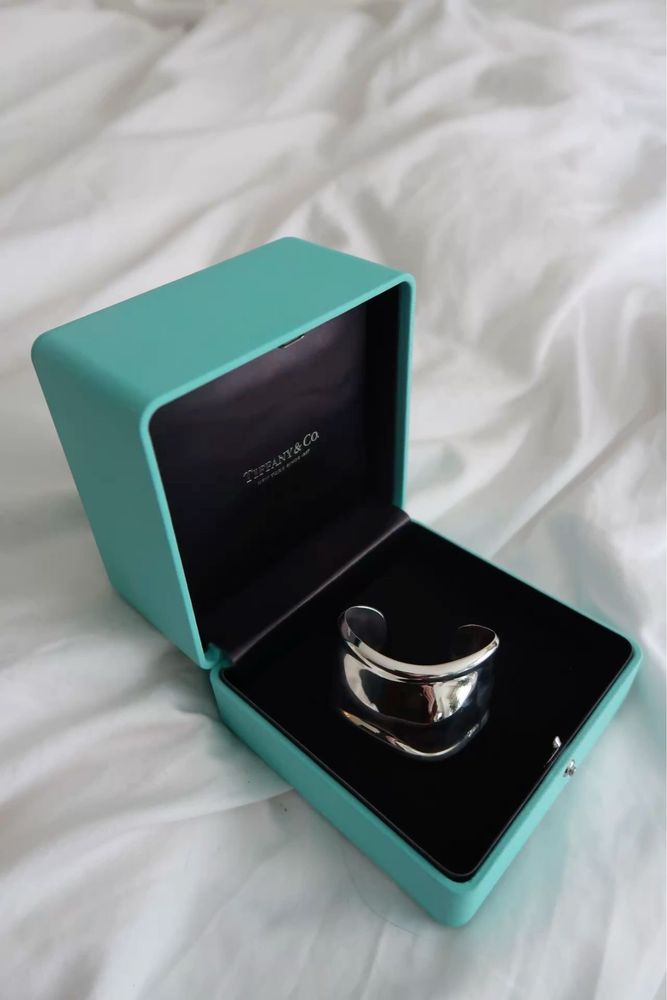 Tiffany bone cuff браслет из серебра 925
