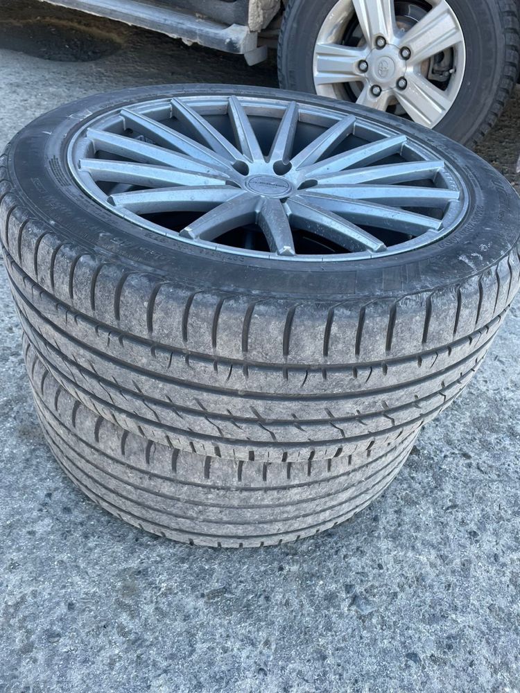 Диски vossen r20 5 114,3. Шины kumho 225/45 r20