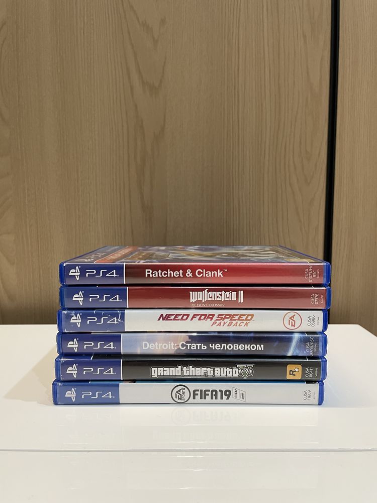 PlayStation 4 Slim 1TB + 6 топ-игр + 2 джойстика | Отличное состояние