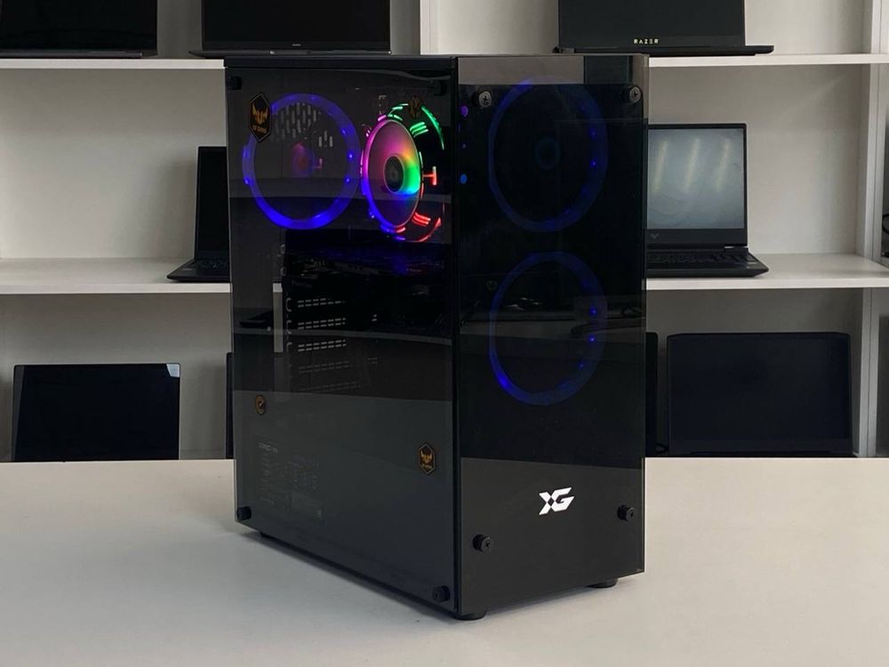 Системный блок Б/У Intel Core i5-10400/16GB/SSD 128+HDD 1 TB/RX 6600