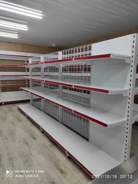 Металлические островные стеллажи полки витрины торговые для магазина