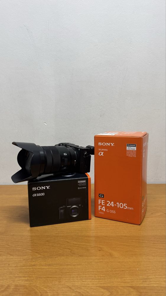 Sony камера 6600, объектив 18-105 f4 рус меню