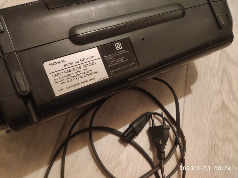 SONY CFS-E10 Japan Old school кассетный магнитофон (Japan)