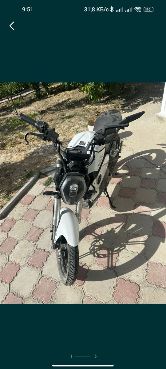 Электромотоцикл super soco ts