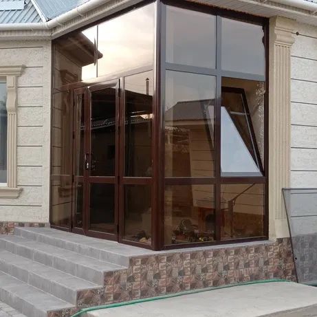 Пластиковые Окна Лоджия Двери Витражи Есик Терезе Балконы Отлив ОКНО