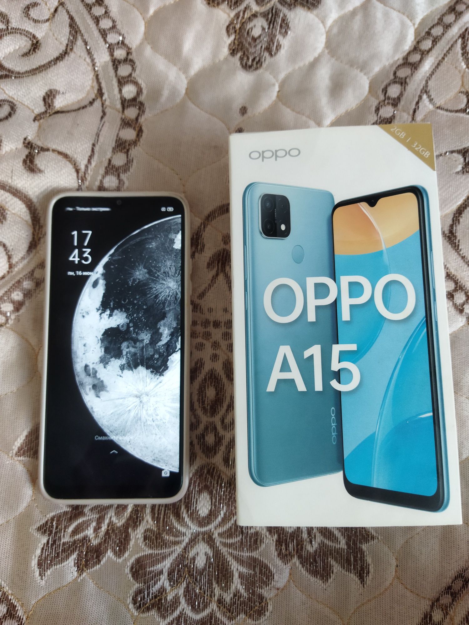Oppo a15 жағдай жақсы істеп тур ремонта болмаған