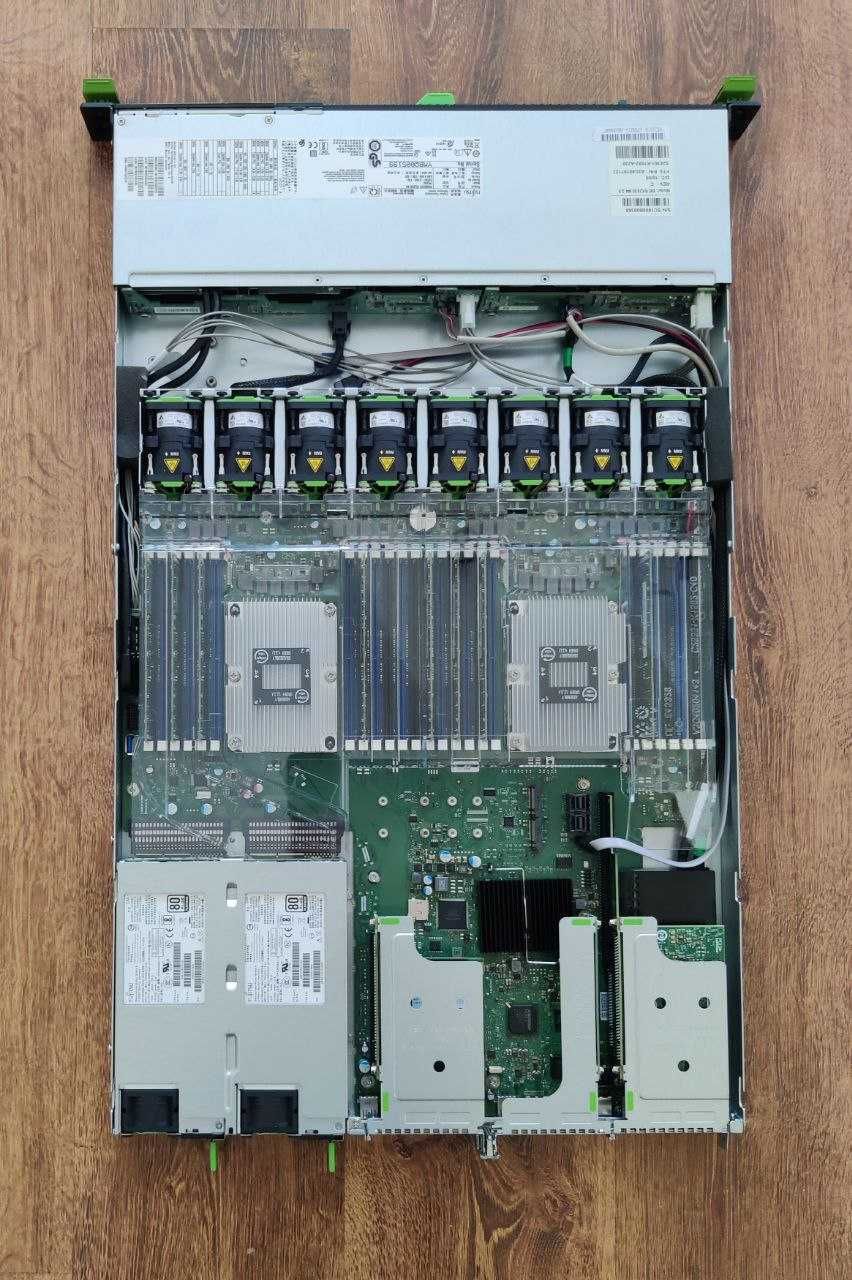 Сервер Fujitsu RX2530 M4, 2xPlatinum 8168 [48c/96th], 512GB RAM, 6.2TB