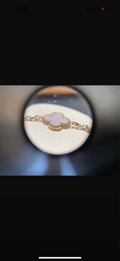 Van cleef браслет Lux 1:1 самый высший класс