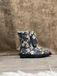 DSQUARED2 Кожаные Сапоги синие, с узорами Длина Стельки : 19 см