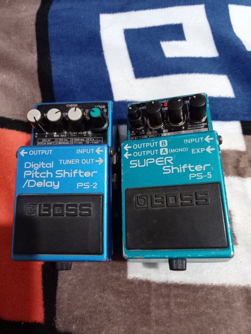 Гитарные педали эффектов BOSS-DD7,DS-1,BF-2