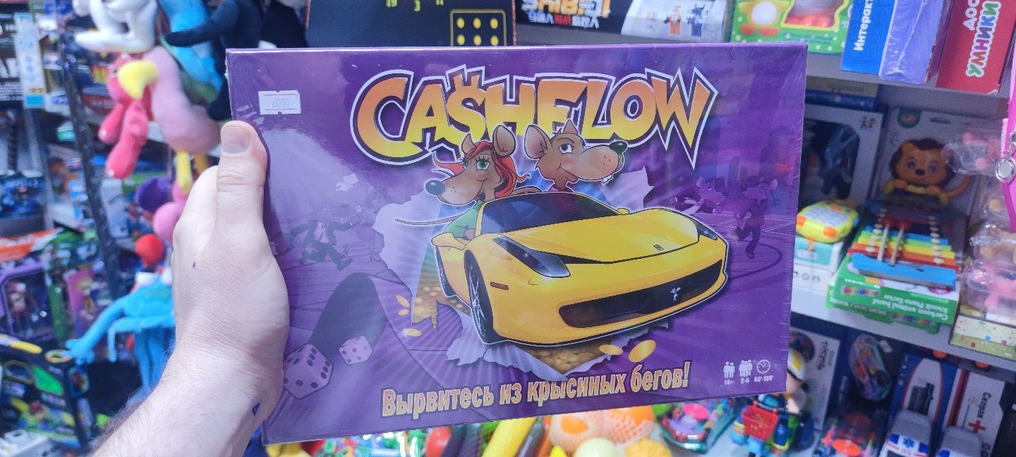 Настольная игра Cashflow «Как вырваться из крысиных бегов»