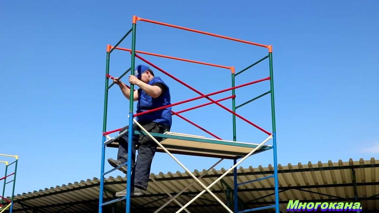 Вышка тура аренда Астана леса на колесах прокат леса строительные
