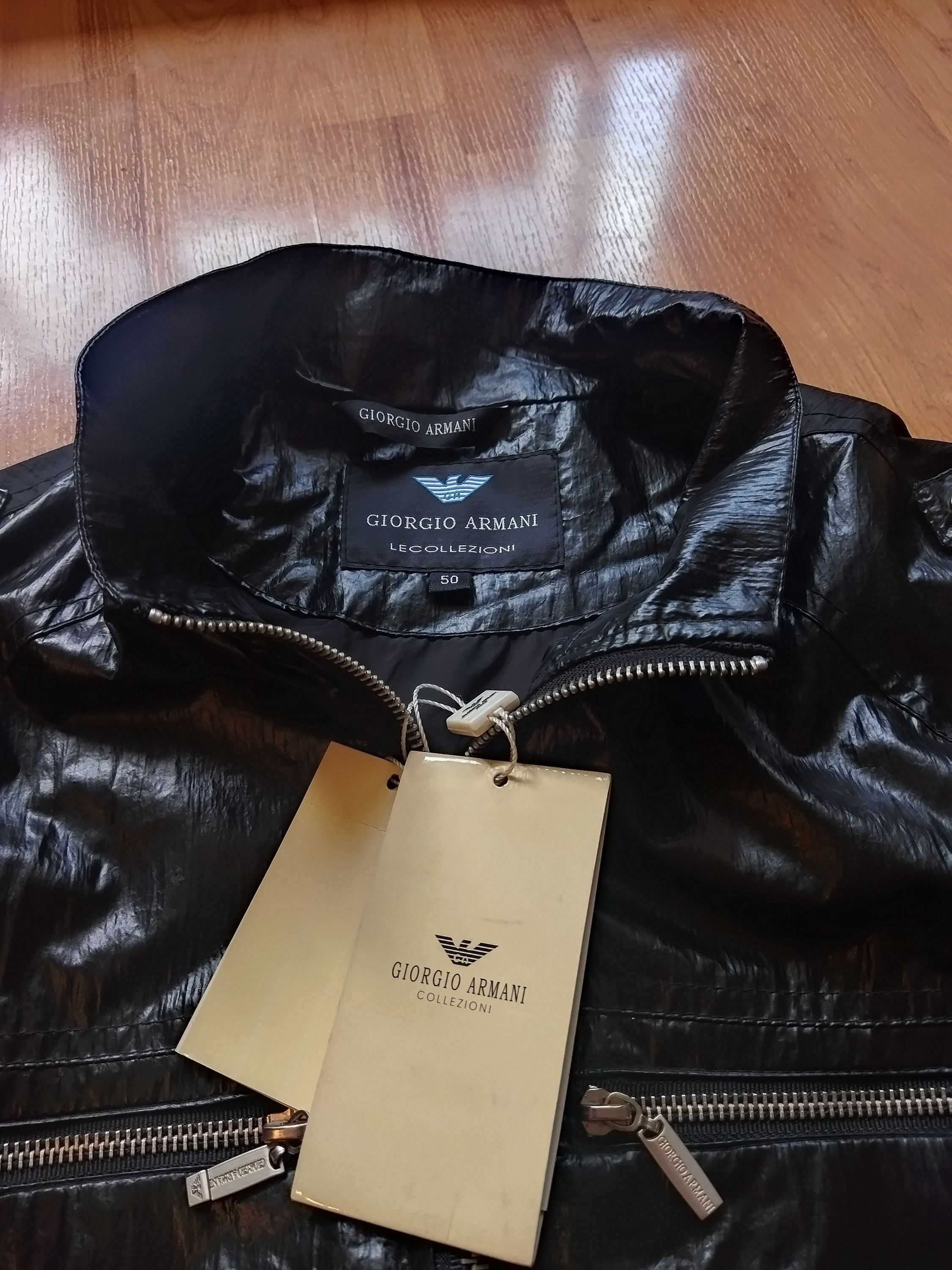 Куртка-ветровка Giorgio Armani (Стамбул),люкс,под кожу,новая,р-р 50