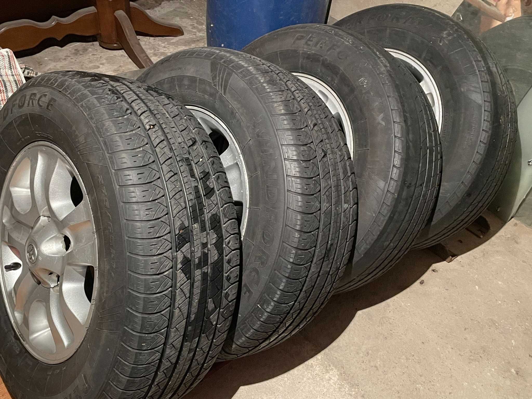 Диски R17 + резина Windforce для Land Cruiser 100