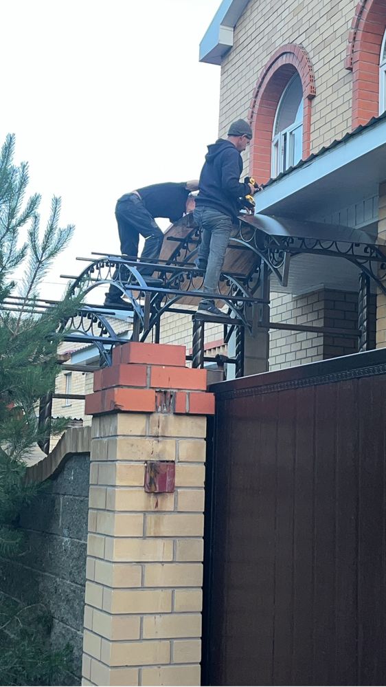 Навесы из поликорбоната