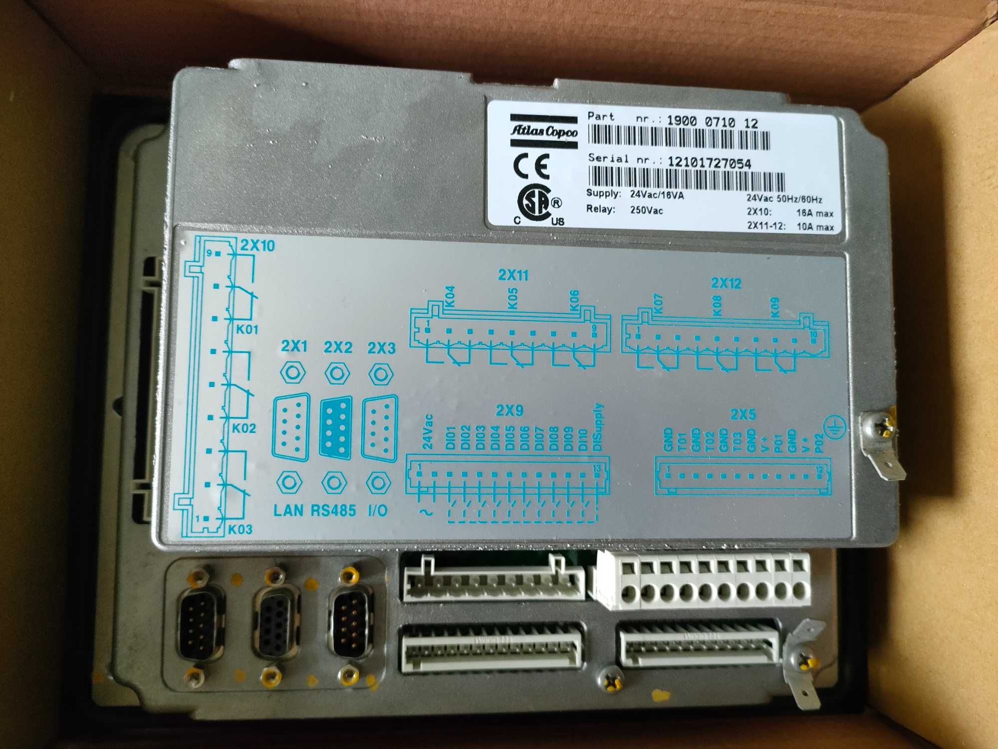 Панель контроллера A/C Electronikon для Atlas Copco GA55 GA75 GA22