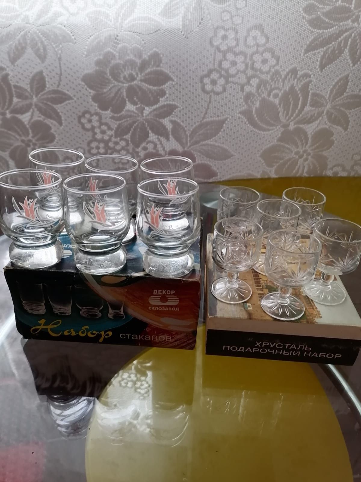 Продам чайные наборы, ложки,бокалы, конфетницы новые