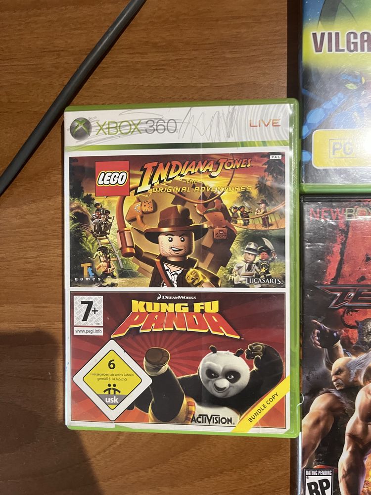Диски для Xbox 360: Kinect Adventures, Tekken 6, Kung Fu Panda, Ben 1