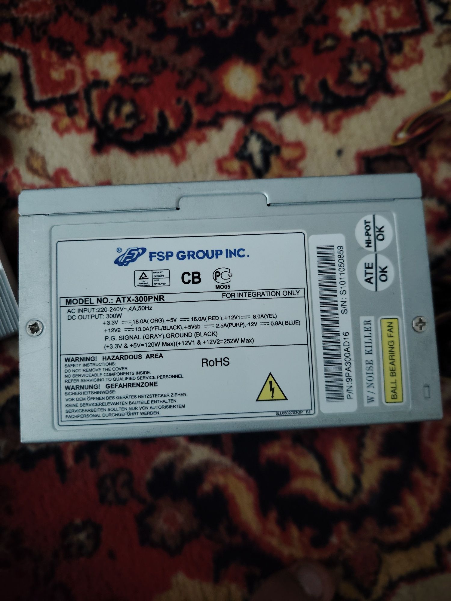 Блок питание fsp group inc