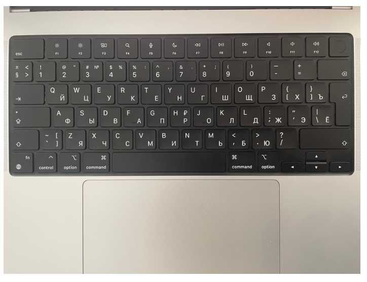 Колпачки (KeyCaps) для MacBook AIR, Pro M1 M2 M3 M4 14" - 16"