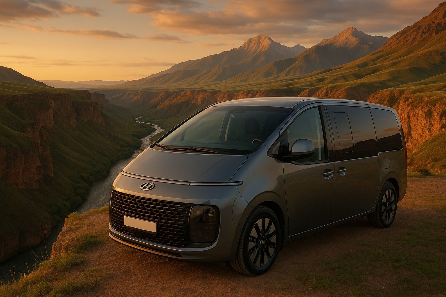 Hyundai Staria 2024 с водителем | 8 мест | Алматы и область