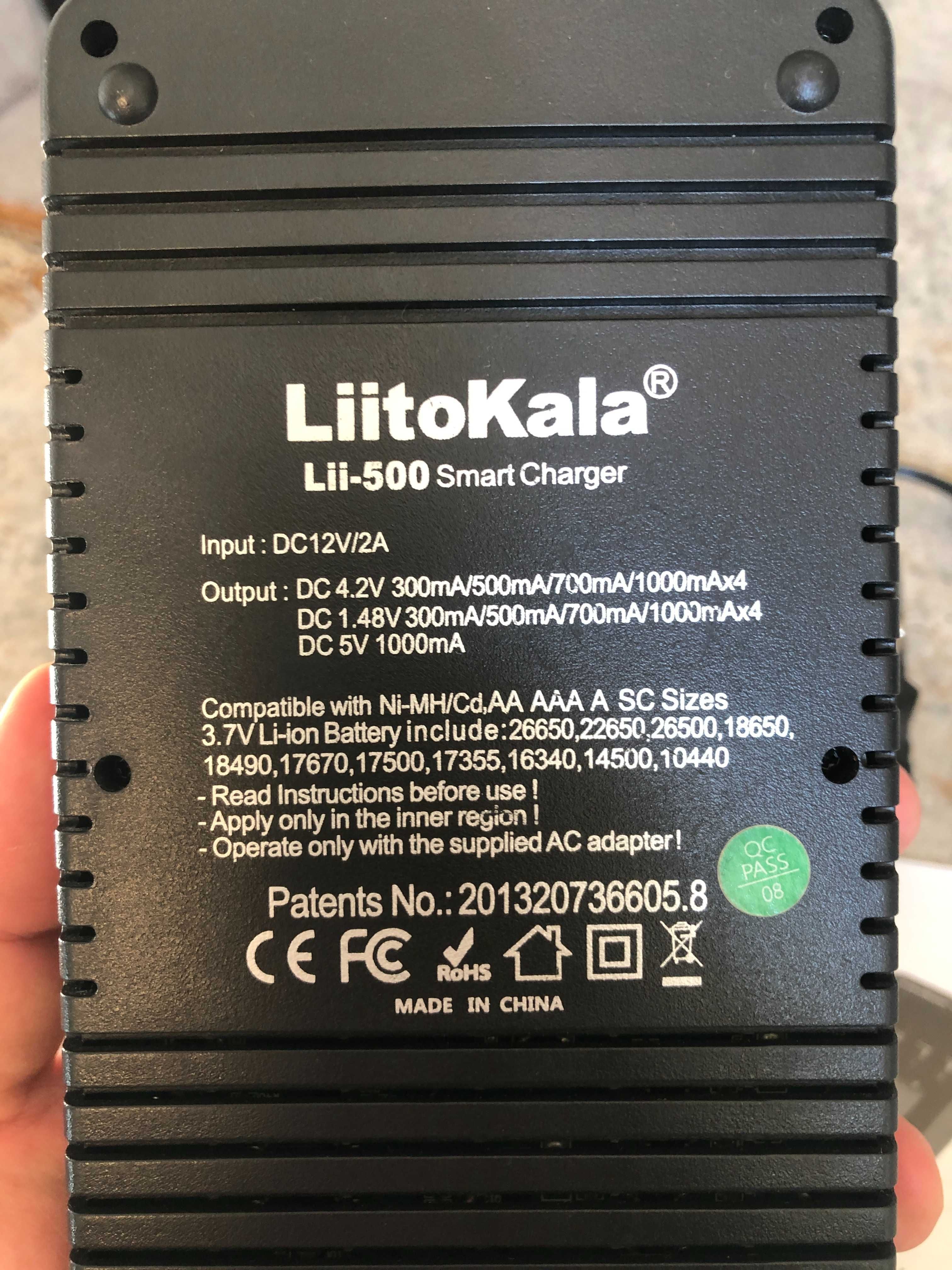 Зарядное устройство Litokala li-500 для  LI-on -Ni-Mi аккумуляторов