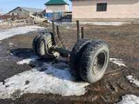 Ось с рессорами от цементовоза Зил