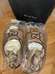 ОРИГИНАЛЬНЫЕ 100% кожанные сандали Gucci