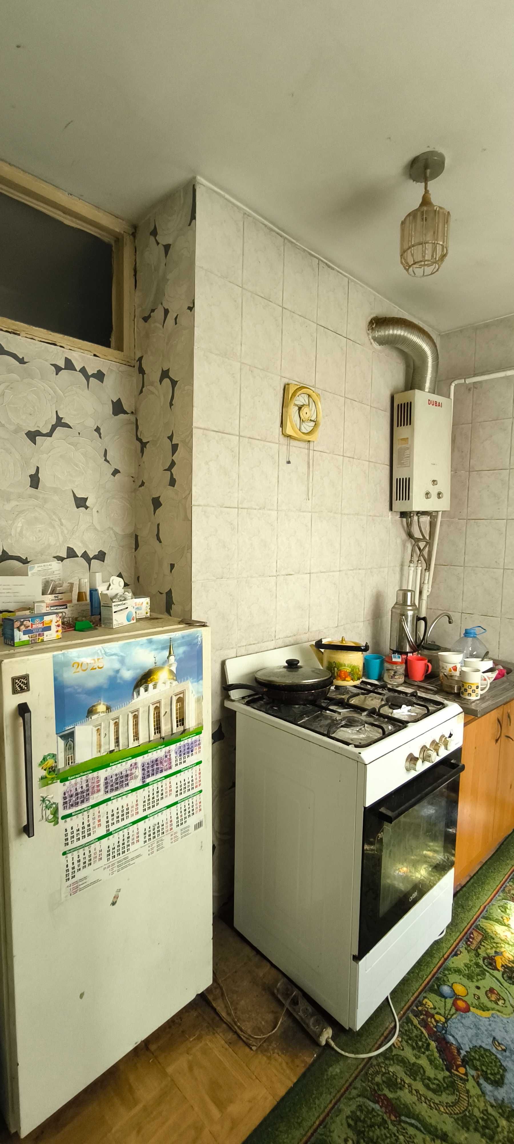 Продаётся 1-комнатная квартира на 3 этаже из 5 - ЖАНГЕЛЬДИНА - ЛАКОМКА