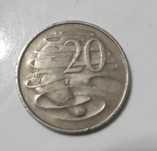 Продаю монету 20 центов Австралии 1967 год