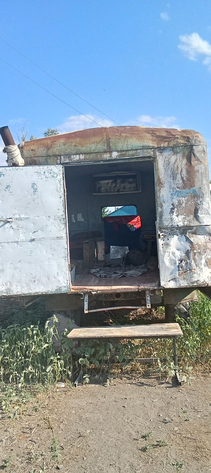 Продам вагончик на калесах