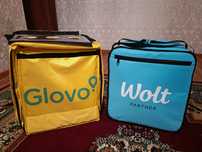 Термосумка Wolt, Glovo