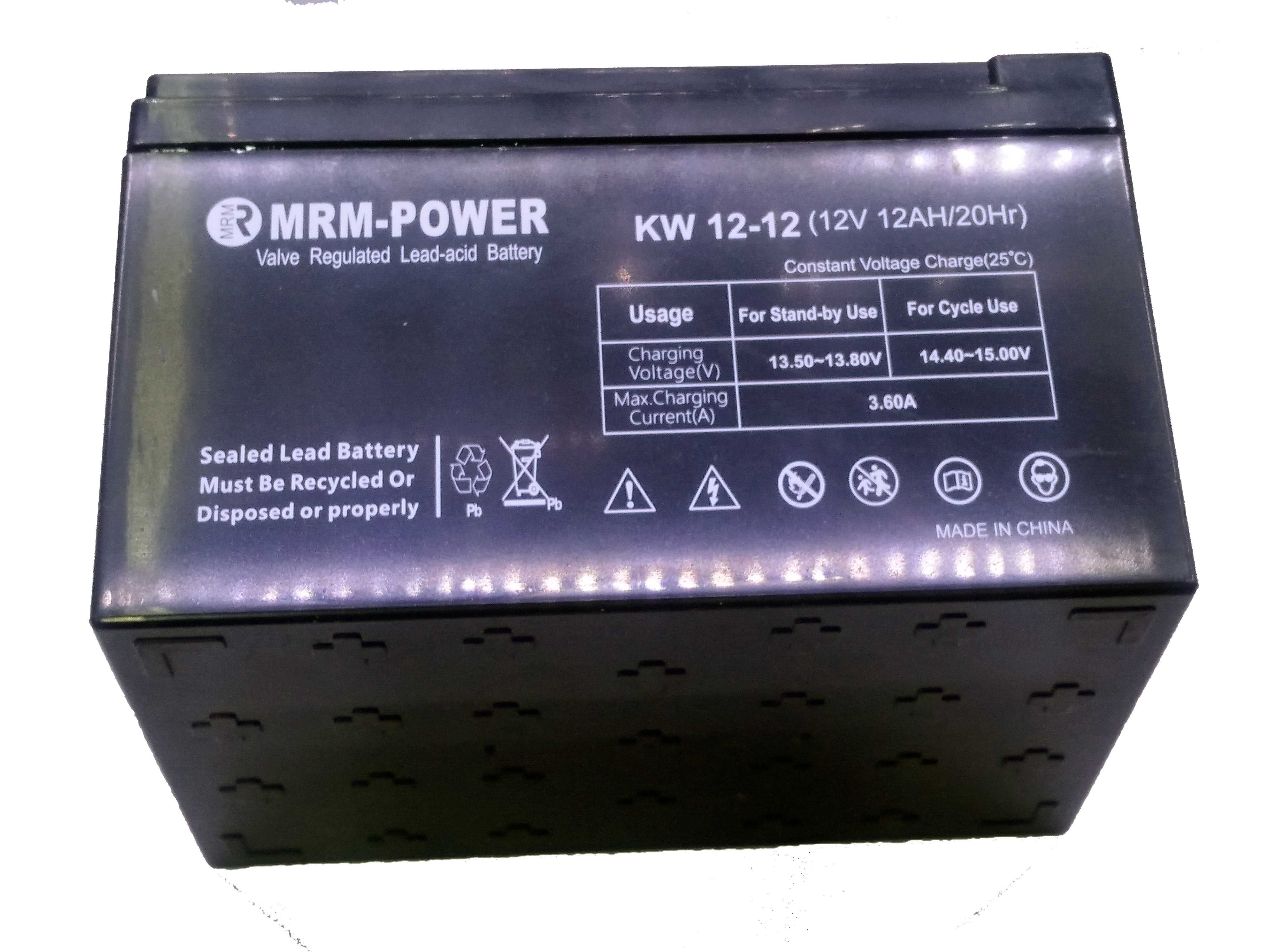 Аккумулятор свинцово-кислотный MRM-Power 12V 12 AH