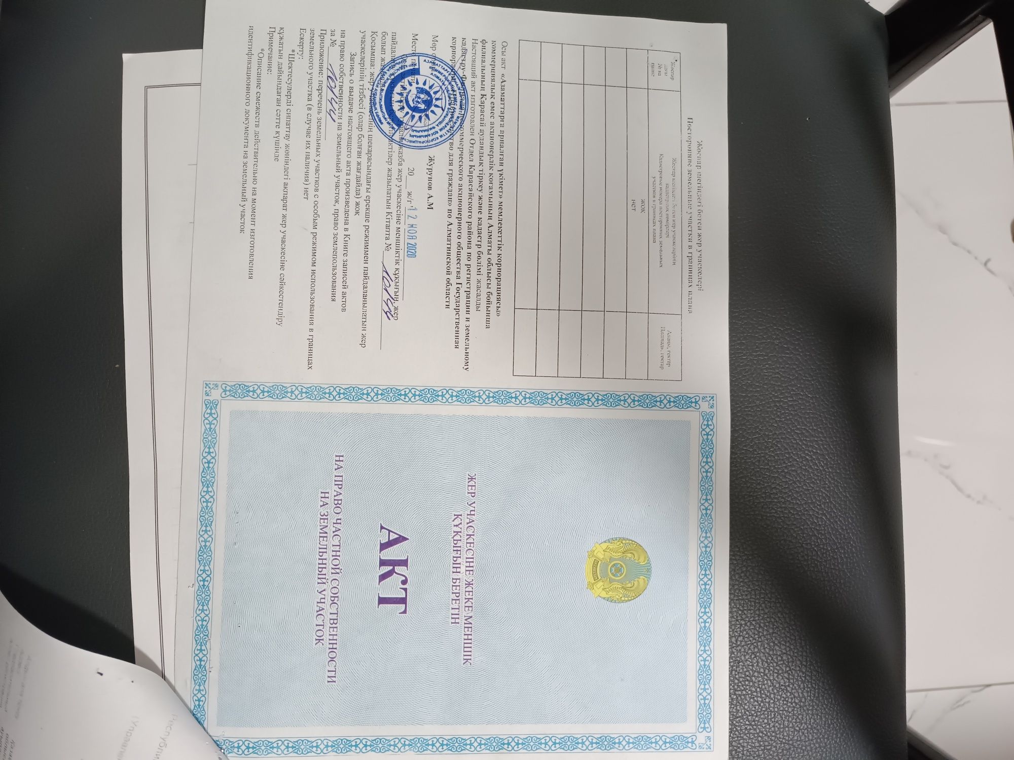 Участок в Жармухамете ровный