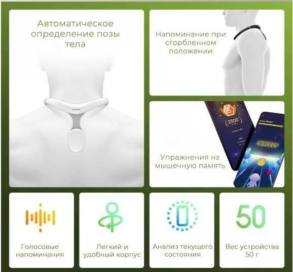 Xiaomi HiPee P2 корректор осанки