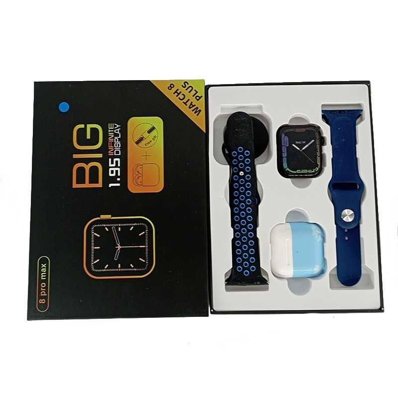 Подарочный набор/часы Smart Watch 8 Pro Max блютуз наушники 2 ремешка