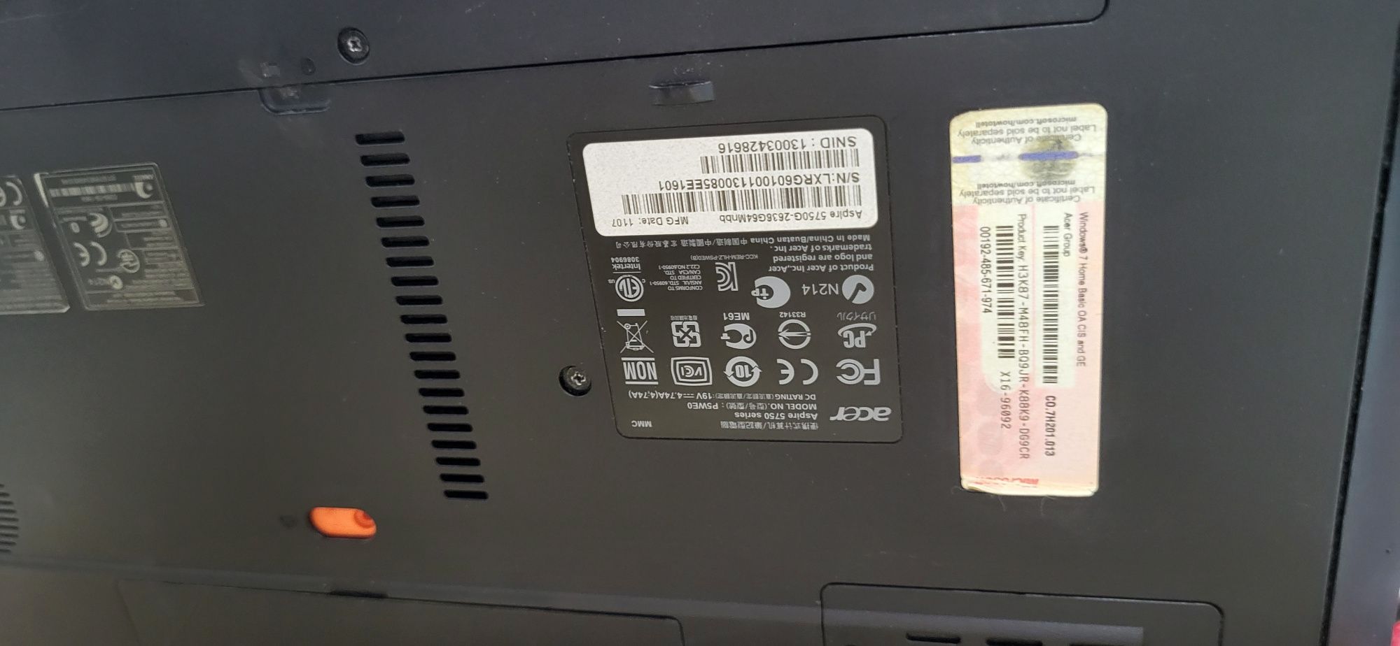 Acer aspire i7 512gn hdd