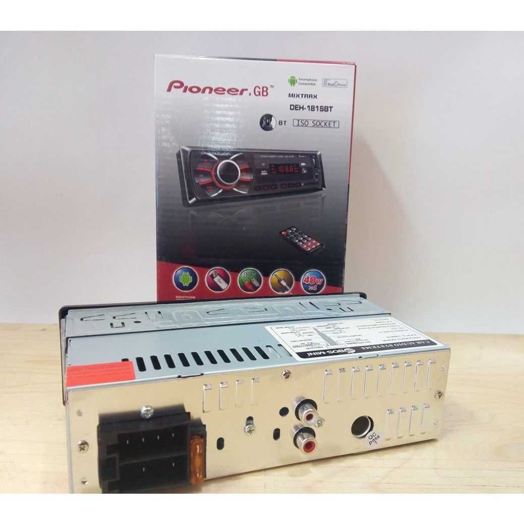 Автомагнитола Pioneer GB DEH-181SBT Bluetooth 1din 4х40Вт