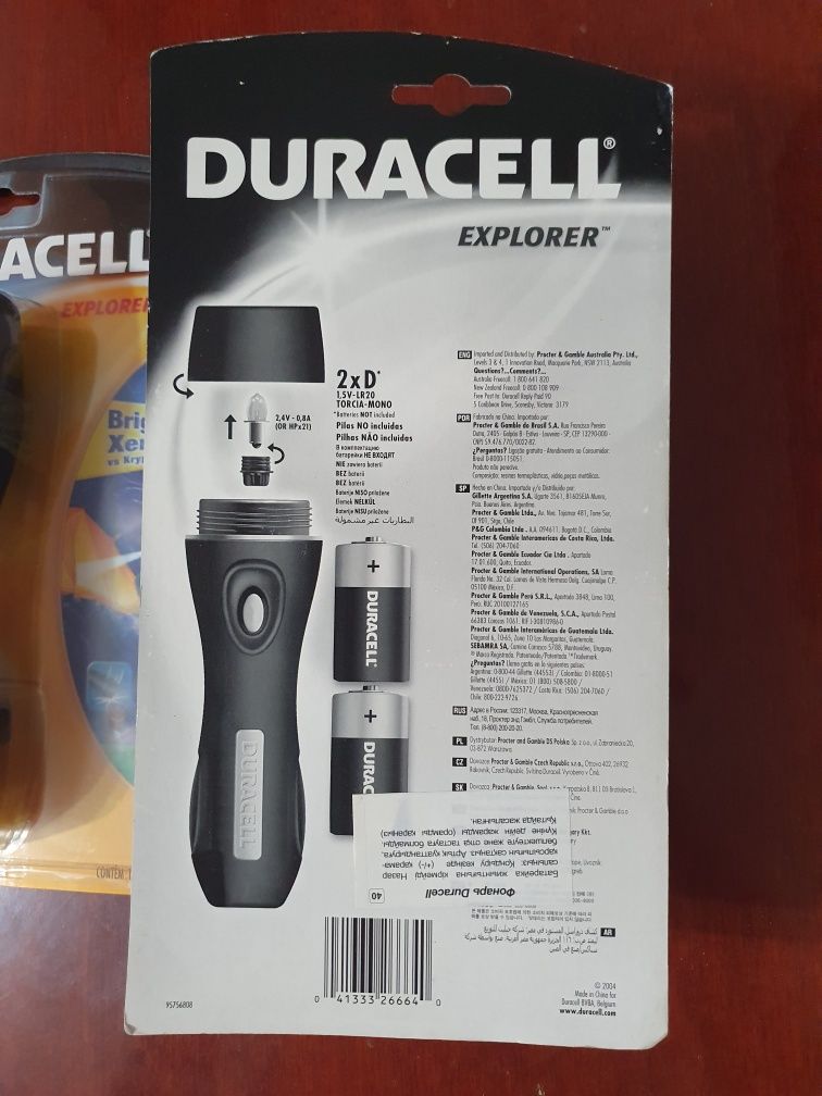 Фонарик duracell
