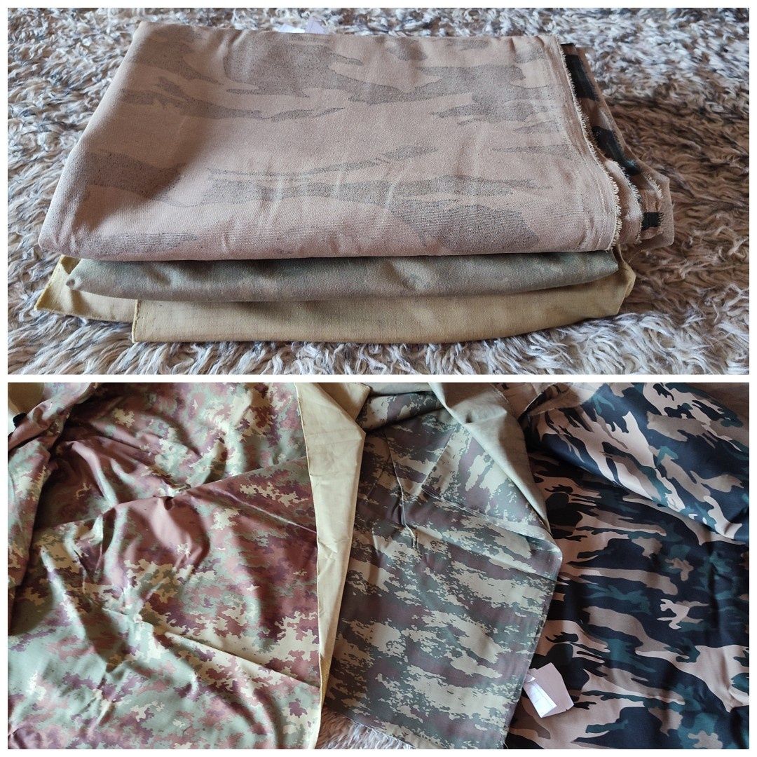 Ткань хаки новые