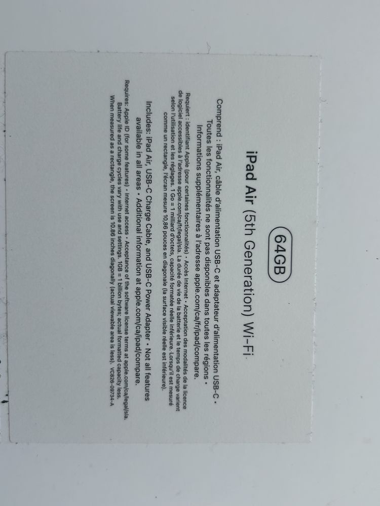 Продам Ipad Air 5 поколение 64 gb wifi М1 процессор