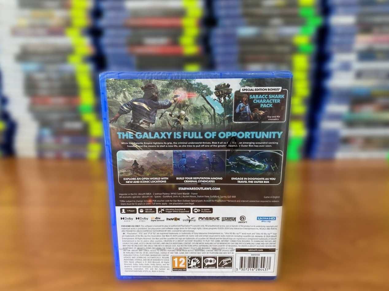 Новый Star Wars Outlaws Special Edition PS5 Много Игр