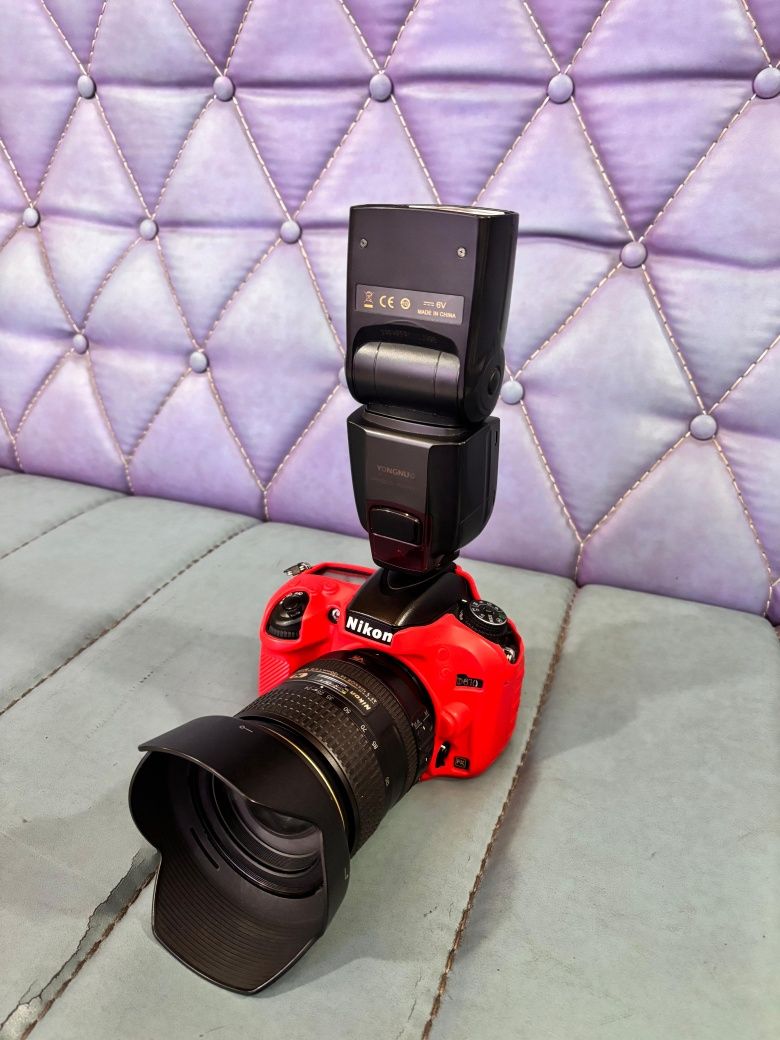 Фотопарат nikon 610,объектив 24-120 коробка есть.
